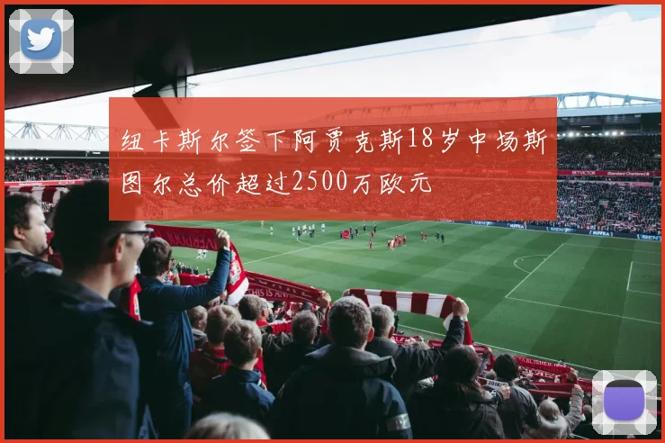 纽卡斯尔签下阿贾克斯18岁中场斯图尔总价超过2500万欧元